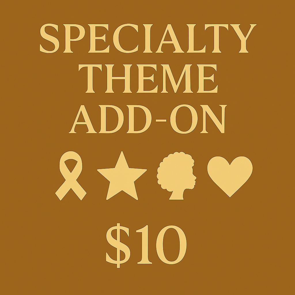 Specialty Theme Add-On โ $10