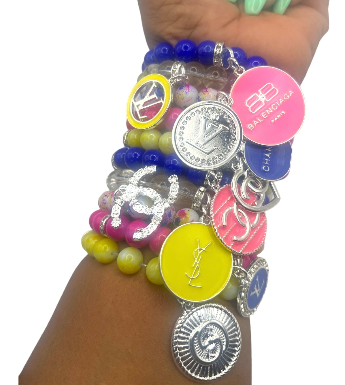 Custom Beaded Bracelet Set — Handmade with Luv