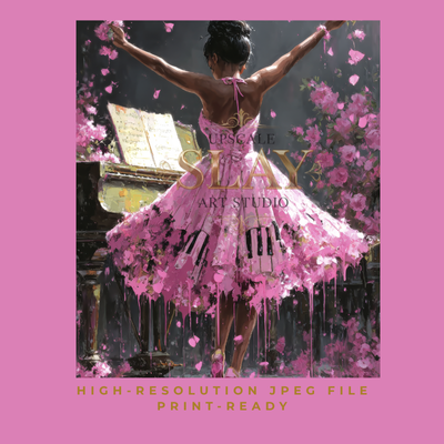 Melody in Motion – A Digital Art Print