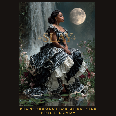 Moonlit Reverie – Digital Art Print