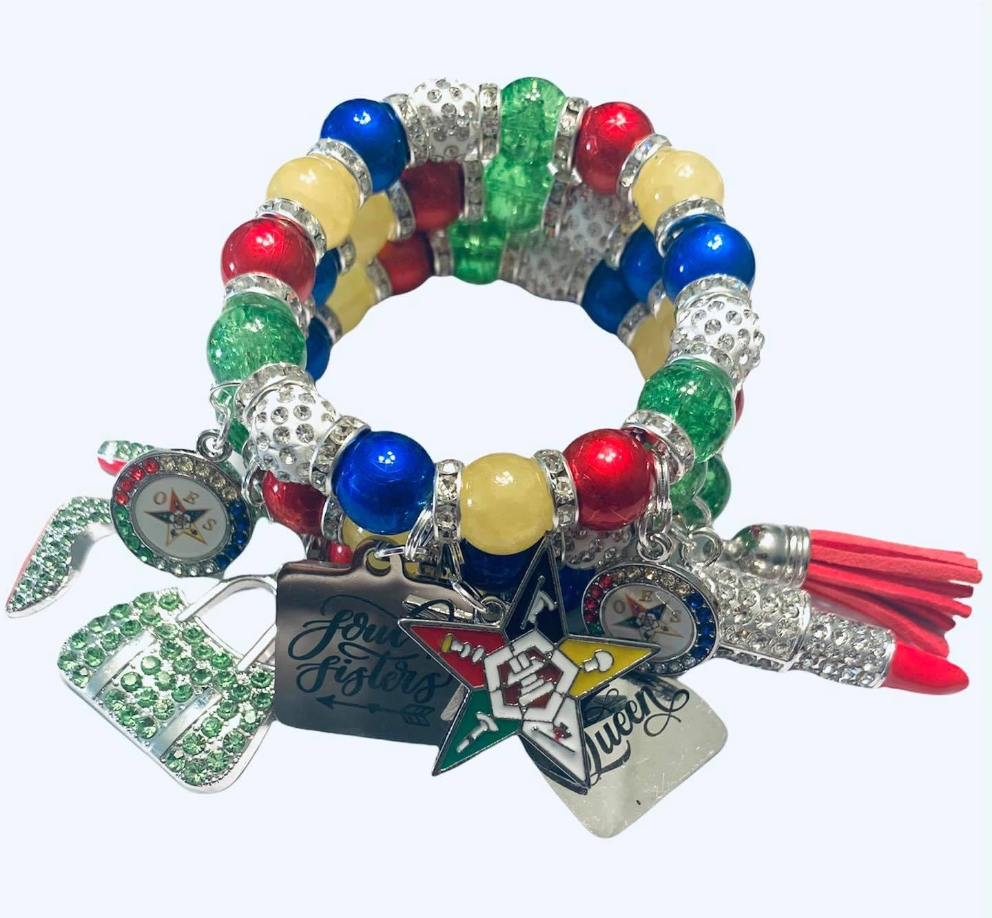 Custom Beaded Bracelet Set — Handmade with Luv