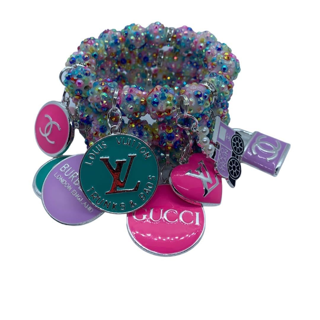 Lv Inspired Charms For Bracelets