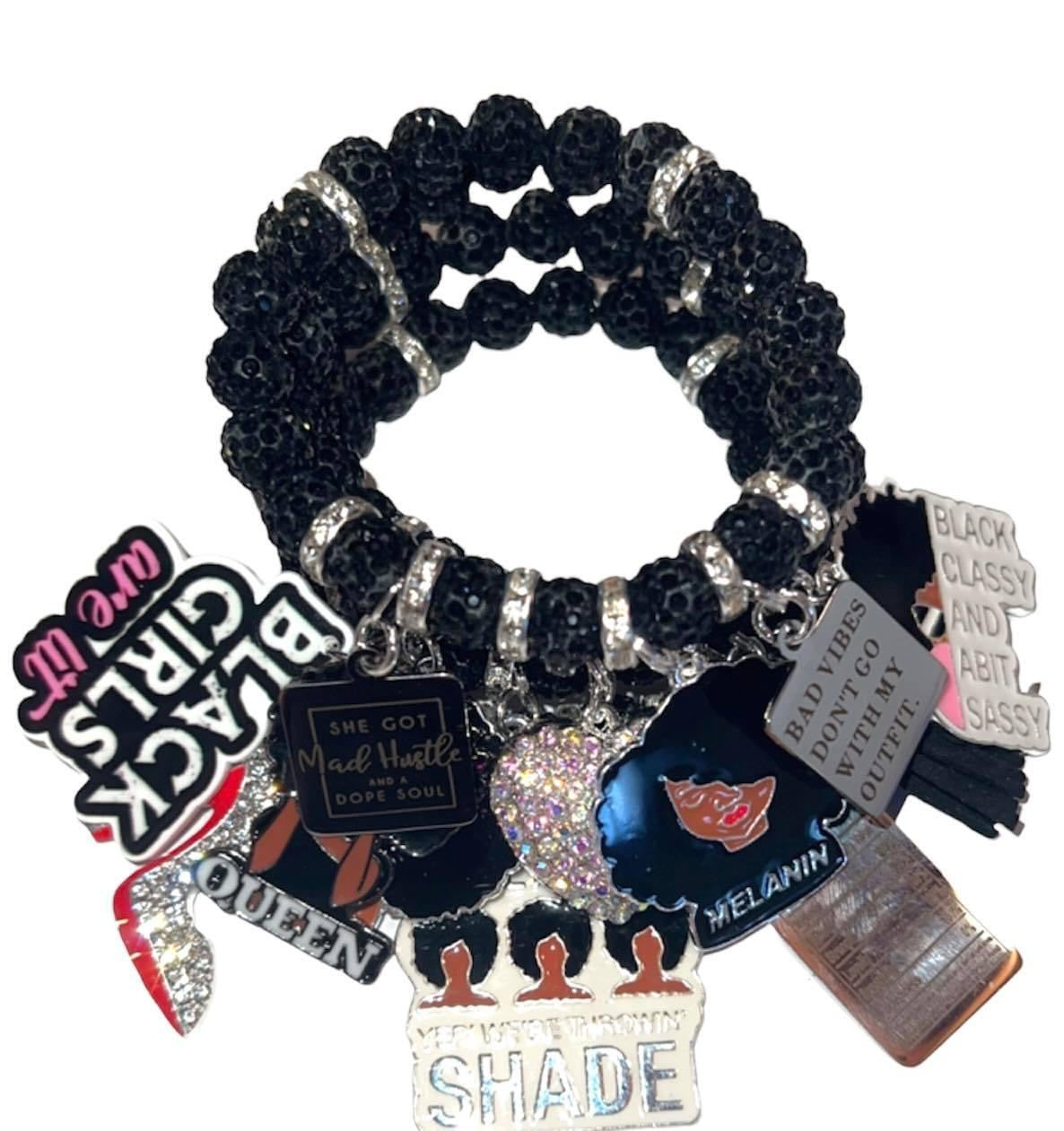 Custom Beaded Bracelet Set — Handmade with Luv