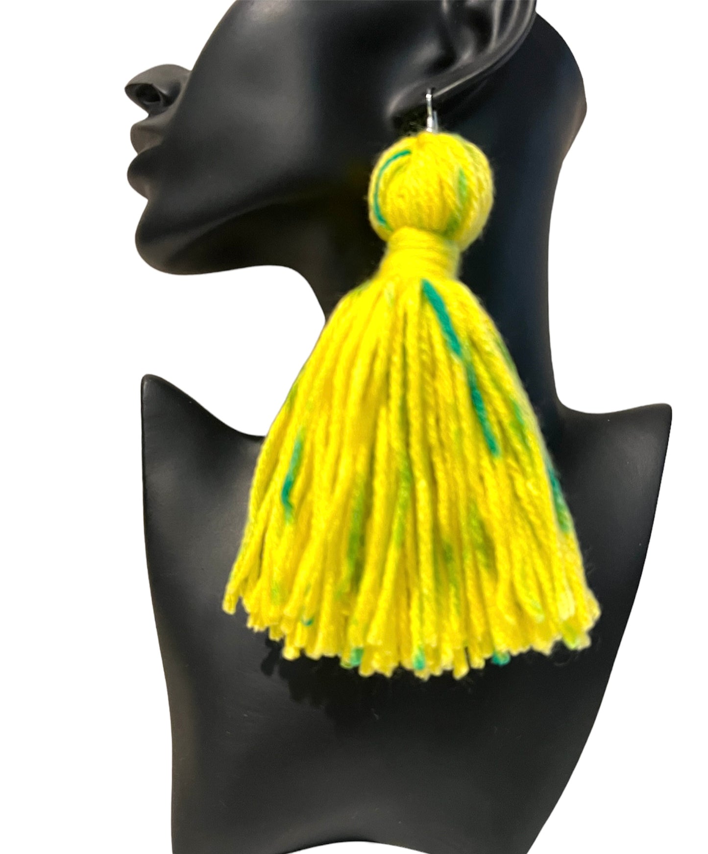 Lemon Lime Tassel Earring