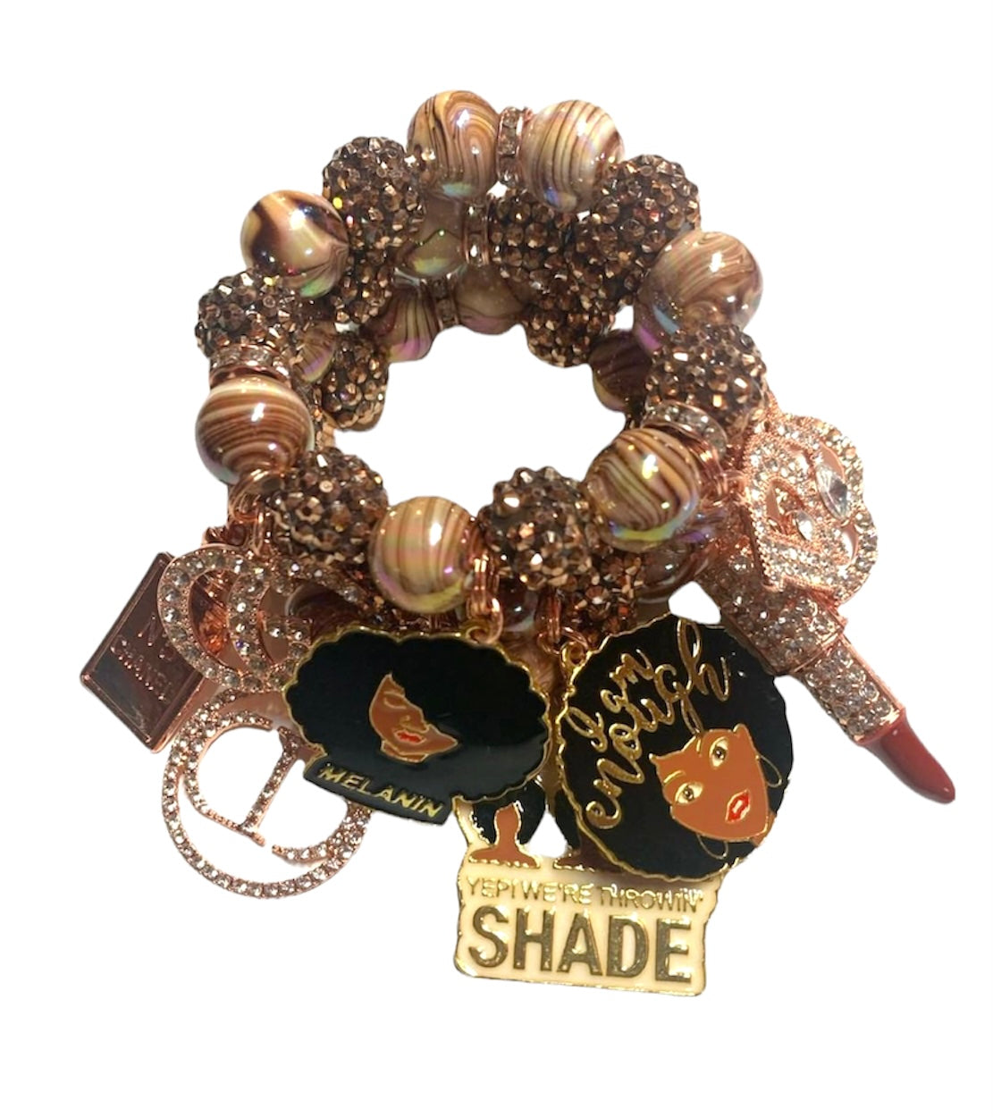 Custom Beaded Bracelet Set — Handmade with Luv