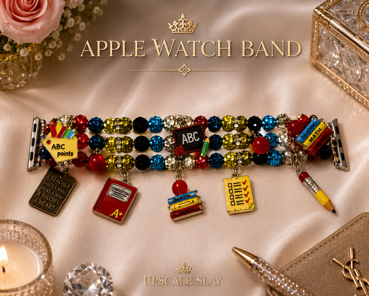 A Teachers Heart- Predesigned Smart Watch Band for Apple Watch