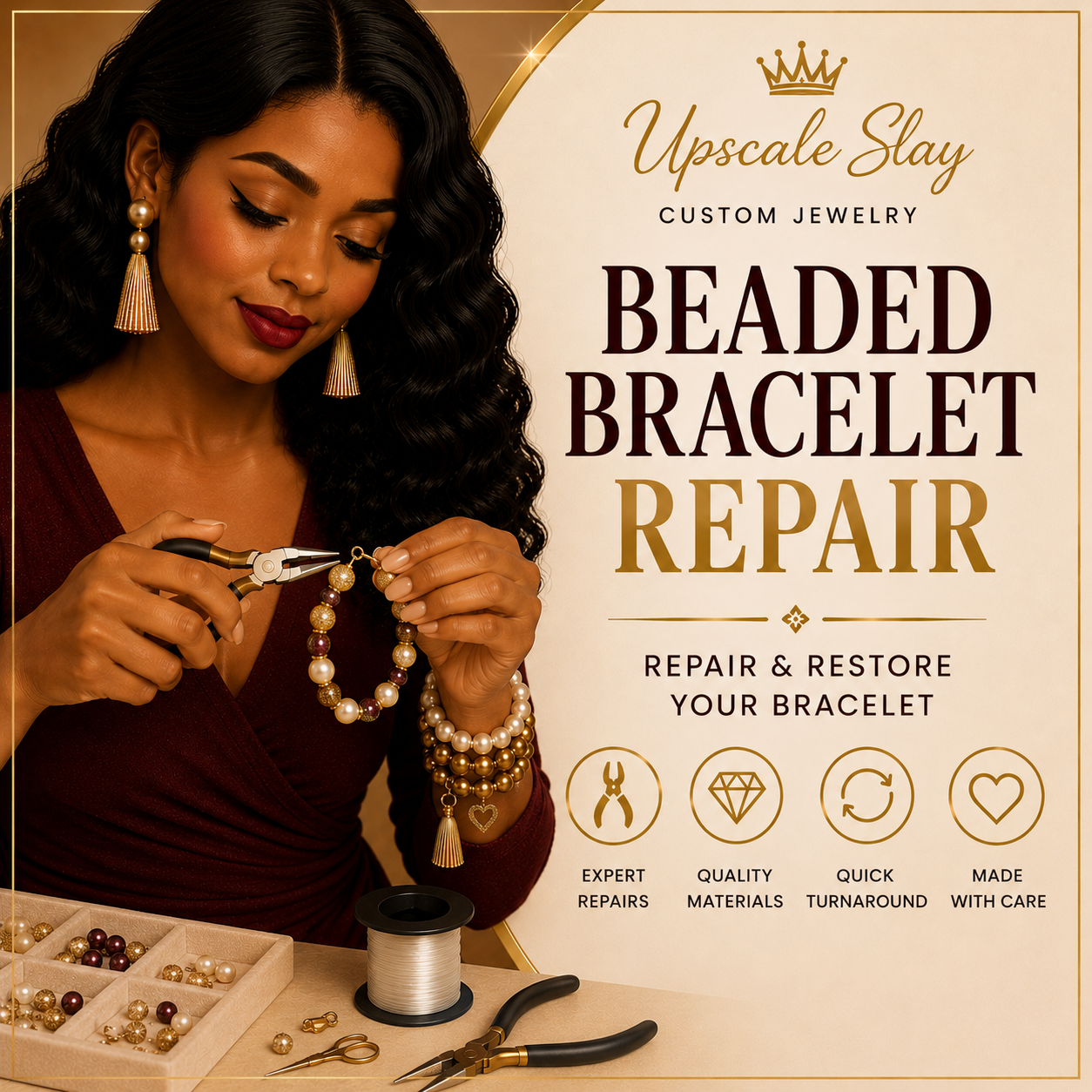 Beaded Bracelet Adjustment