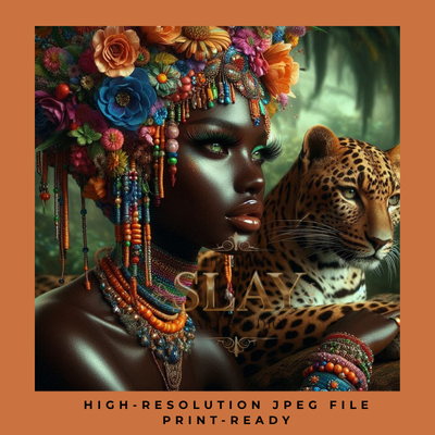 Crowned & Uncaged – Digital Art Print