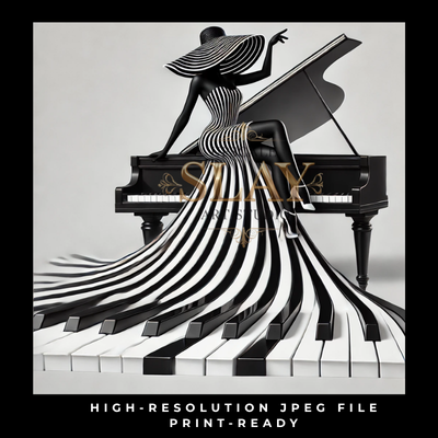 Melodies in Motion – Digital Art Print