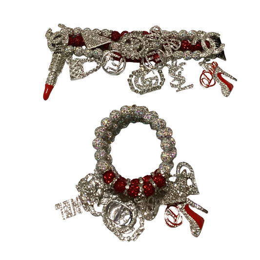 Date Night Set – Red &amp; White Bling Edition